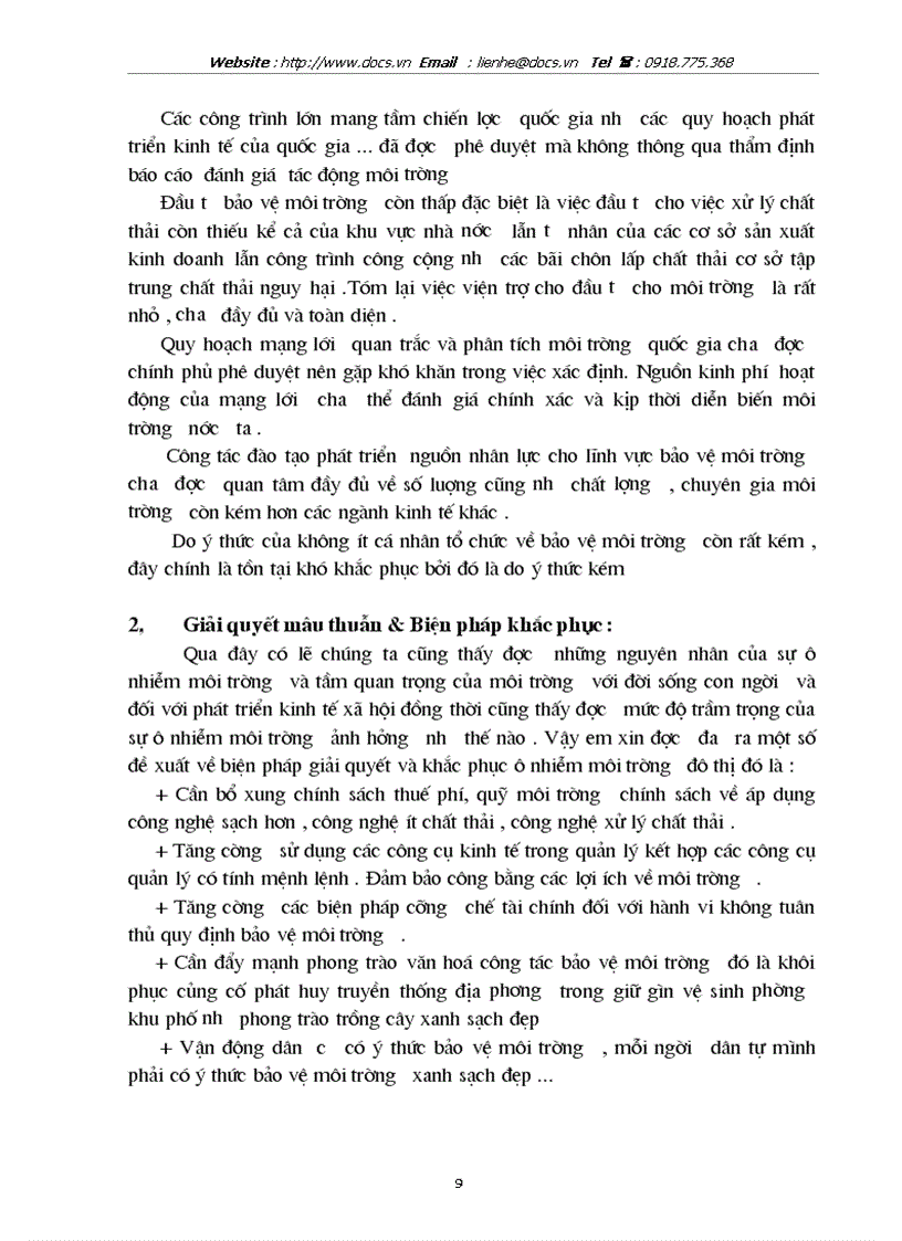 image for page Vận dụng cặp phạm trù nguyên nhân kết quả để nói về vấn đề ô nhiễm môi trường đô thị