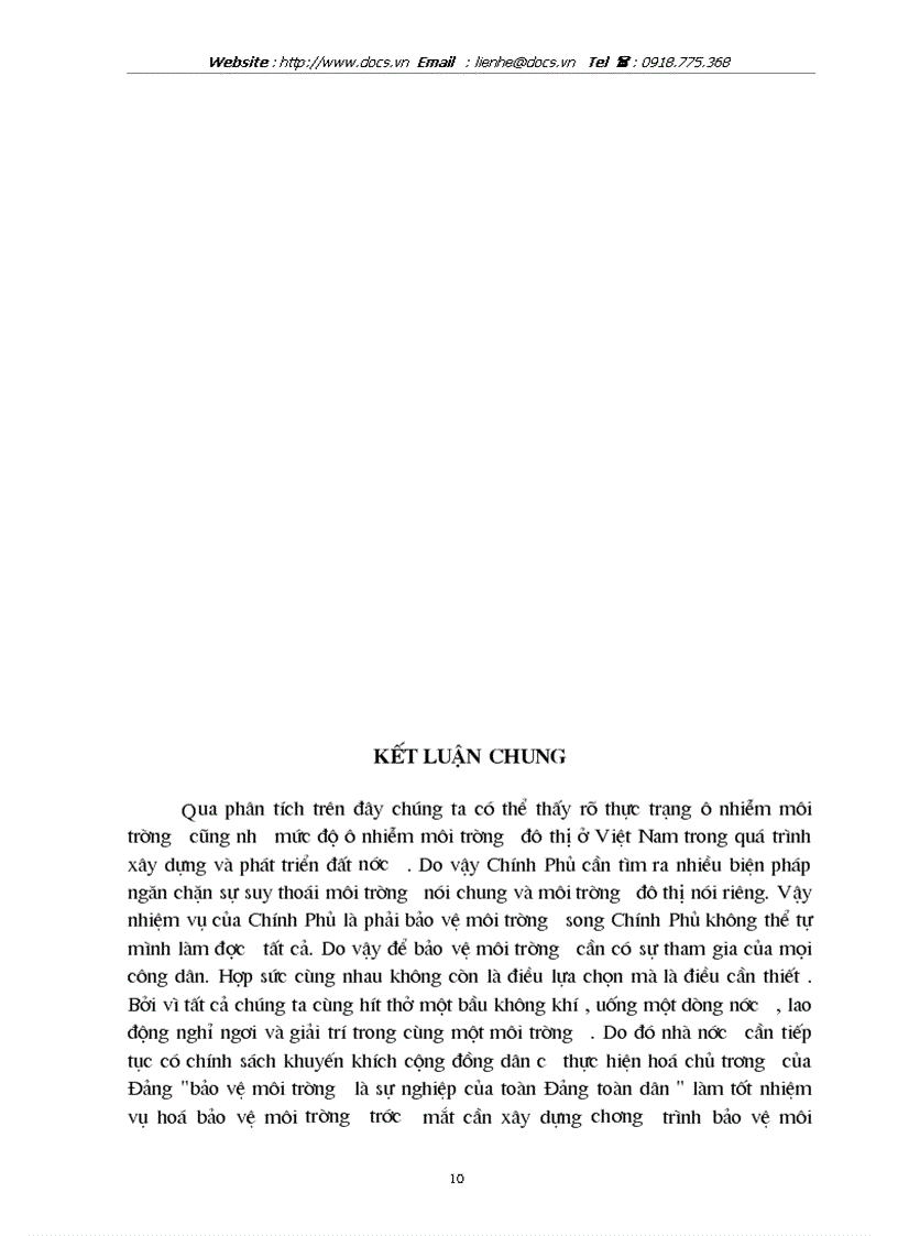 image for page Vận dụng cặp phạm trù nguyên nhân kết quả để nói về vấn đề ô nhiễm môi trường đô thị