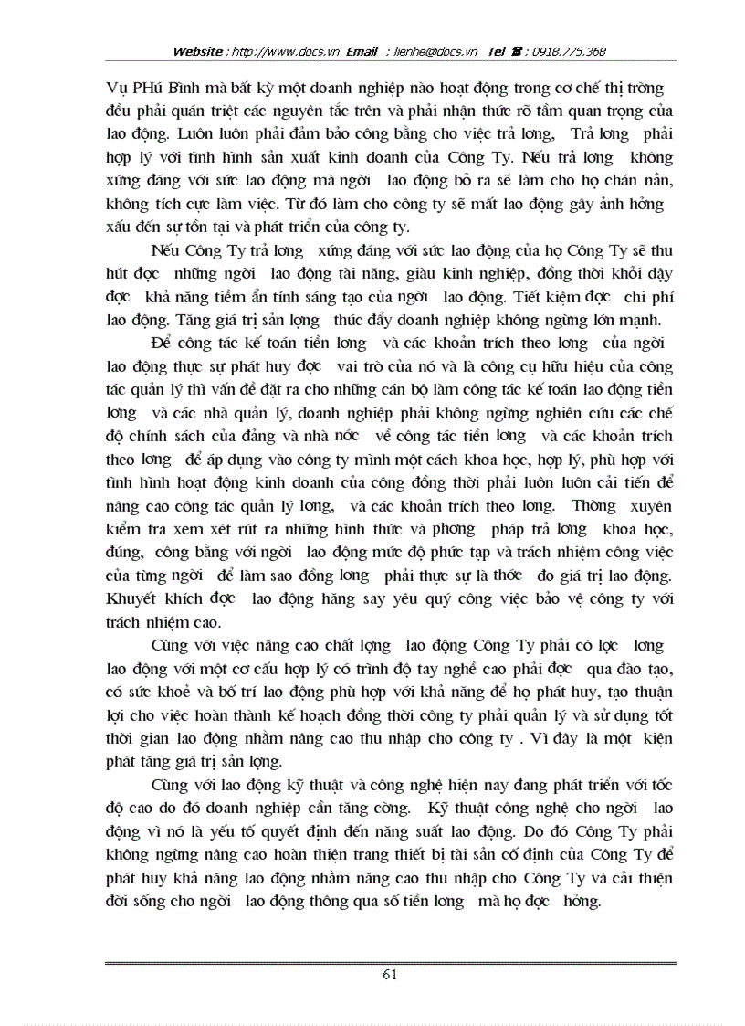 image for page Kế toán tiền lương và các khoản trích theo lương tại Công ty sản xuất Thương Mại và dịch vụ Phú Bình