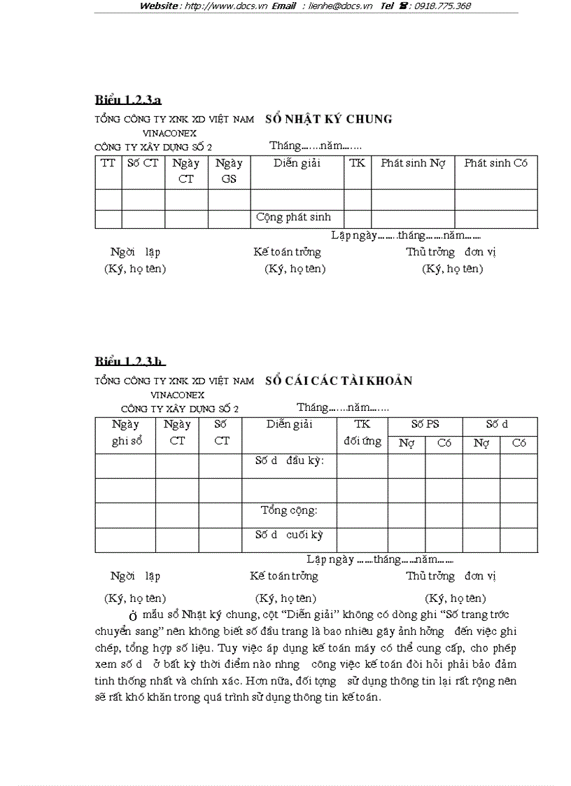 image for page Hoàn thiện hạch toán tài sản cố định với việc nâng cao hiệu quả sử dụng tài sản cố định tại Công ty xây dựng số 2 Vinaconco2
