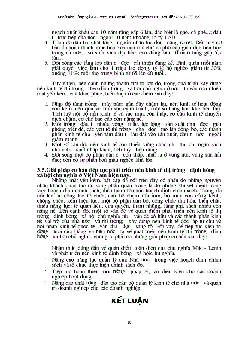 image for page Quan điểm toàn diện về triết học Mác Lênin sự vận dụng nó vào quá trình xây dựng nền KTTT ở VN hiện nay