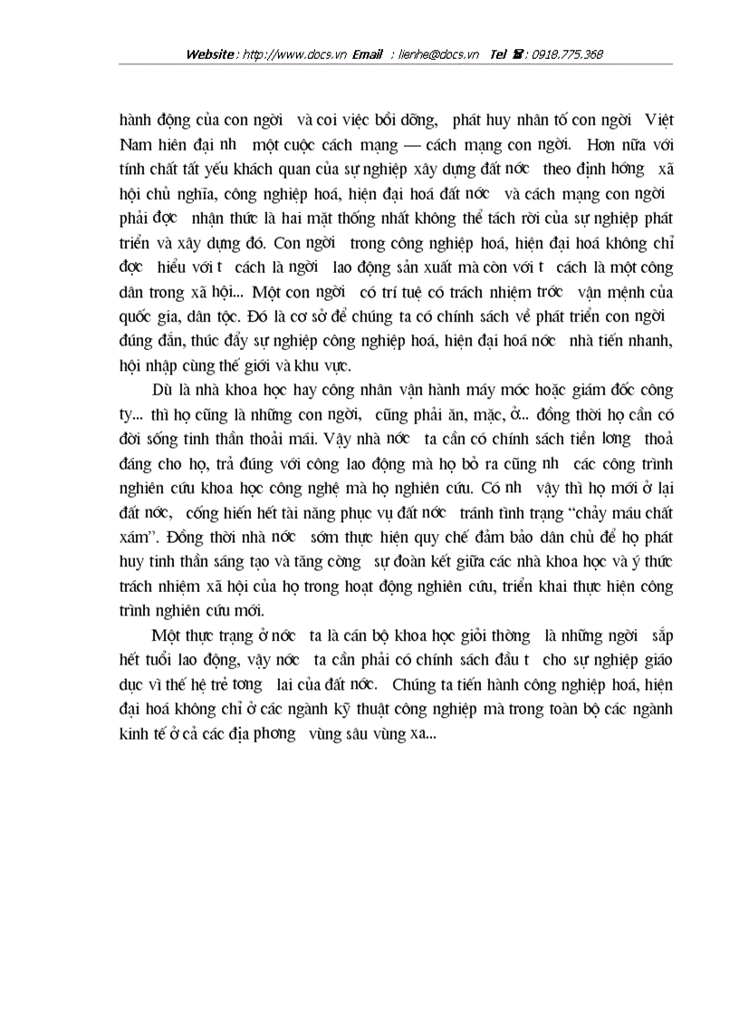 image for page Quan điểm của Triết học duy vật biện chứng về con người xây dựng con người trong sự nghiệp CNH HĐH4