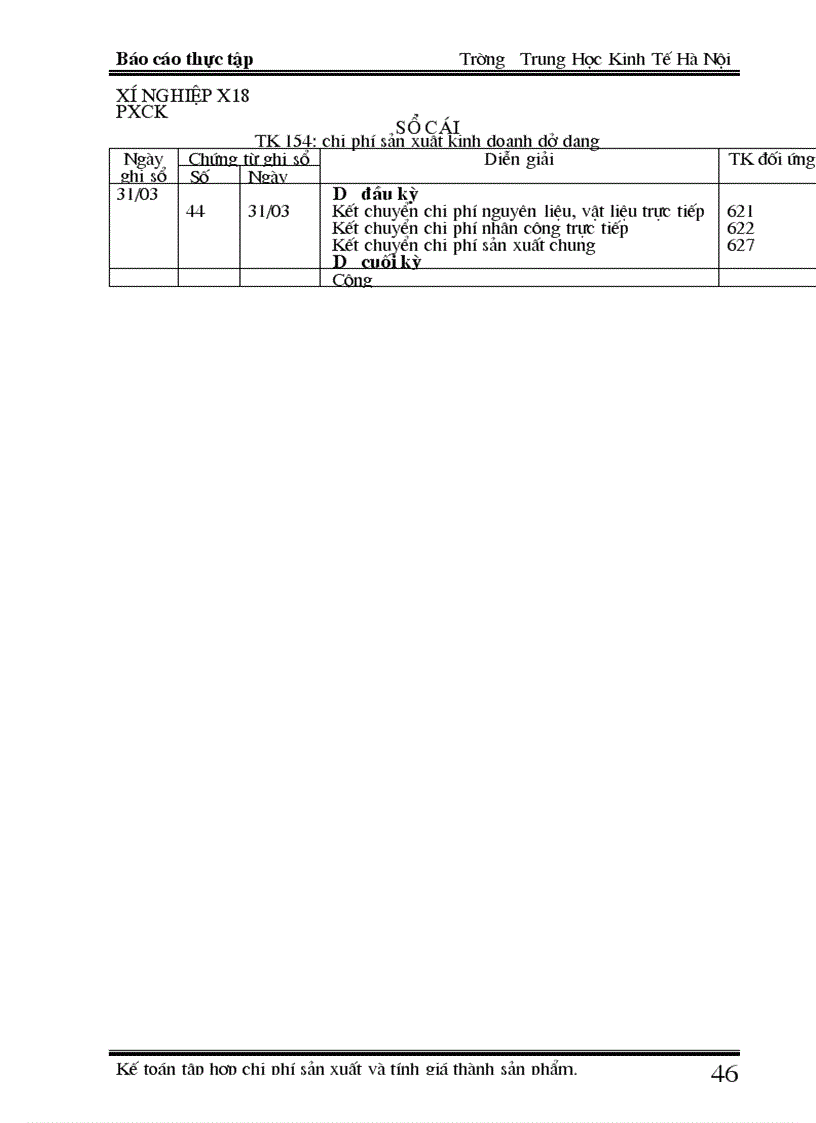 image for page Kế toán tập hợp chi phí sản xuất và tính giá thành sản phẩm tại xí nghiệp X18