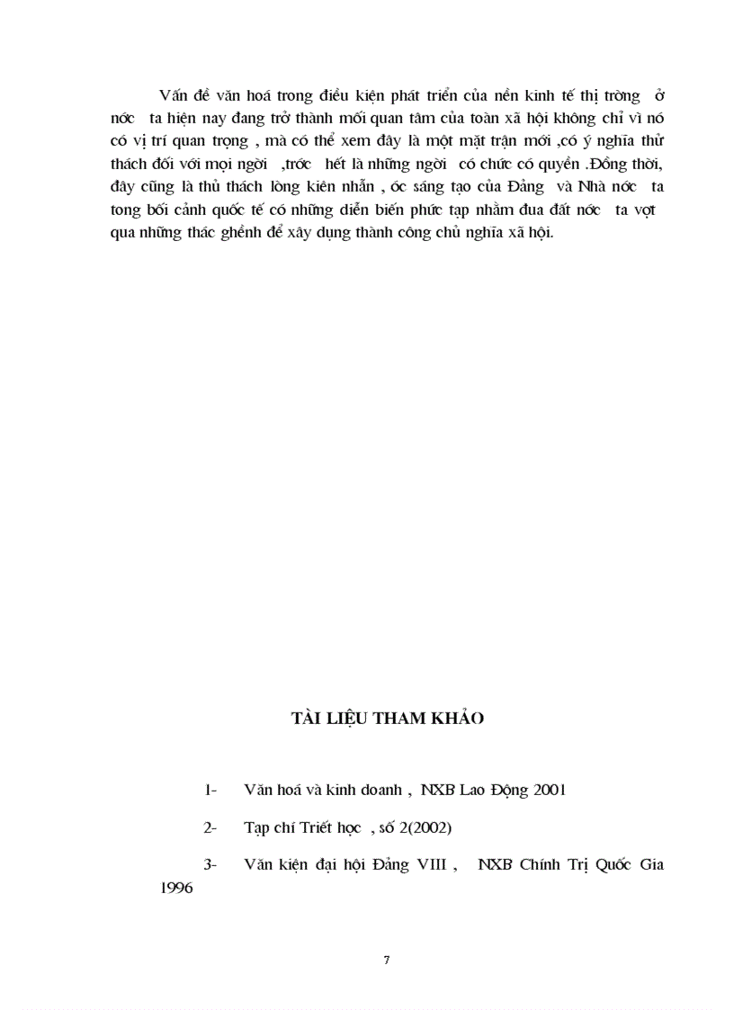 image for page Áp dụng phép duy vật biện chứng của triết học Mác Lênin để P tích yếu tố văn hoá trong cơ chế thị trường