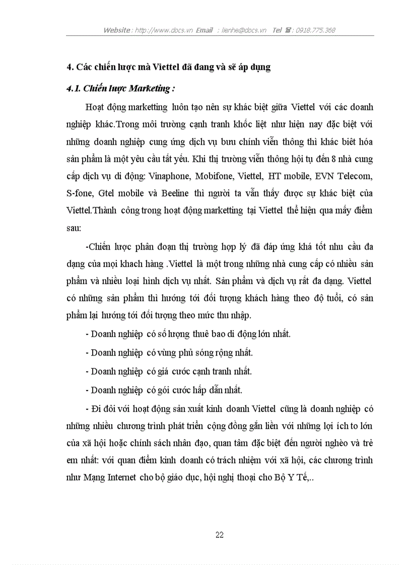 image for page Môi trường kinh doanh của tập đoàn viễn thông Quân Đội Viettel
