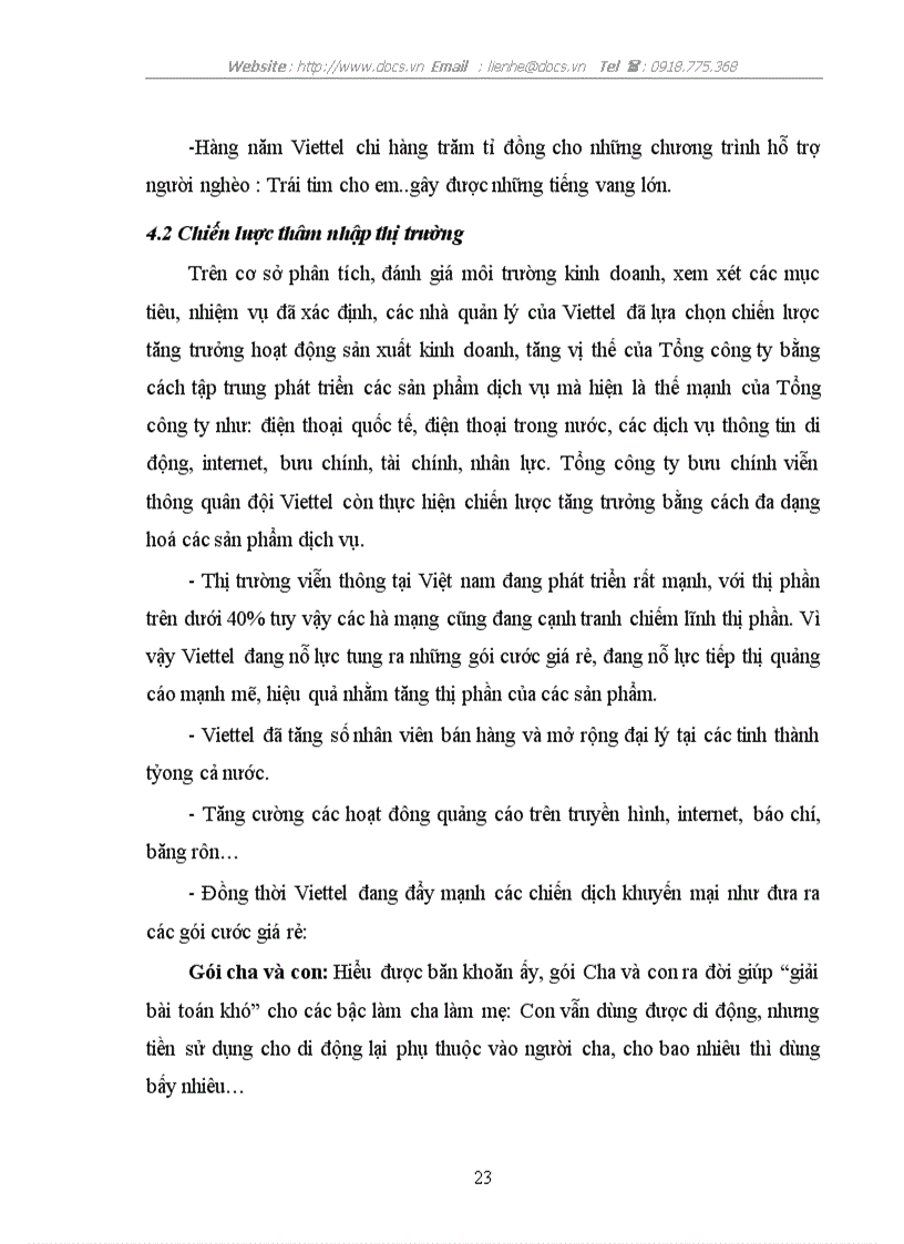 image for page Môi trường kinh doanh của tập đoàn viễn thông Quân Đội Viettel