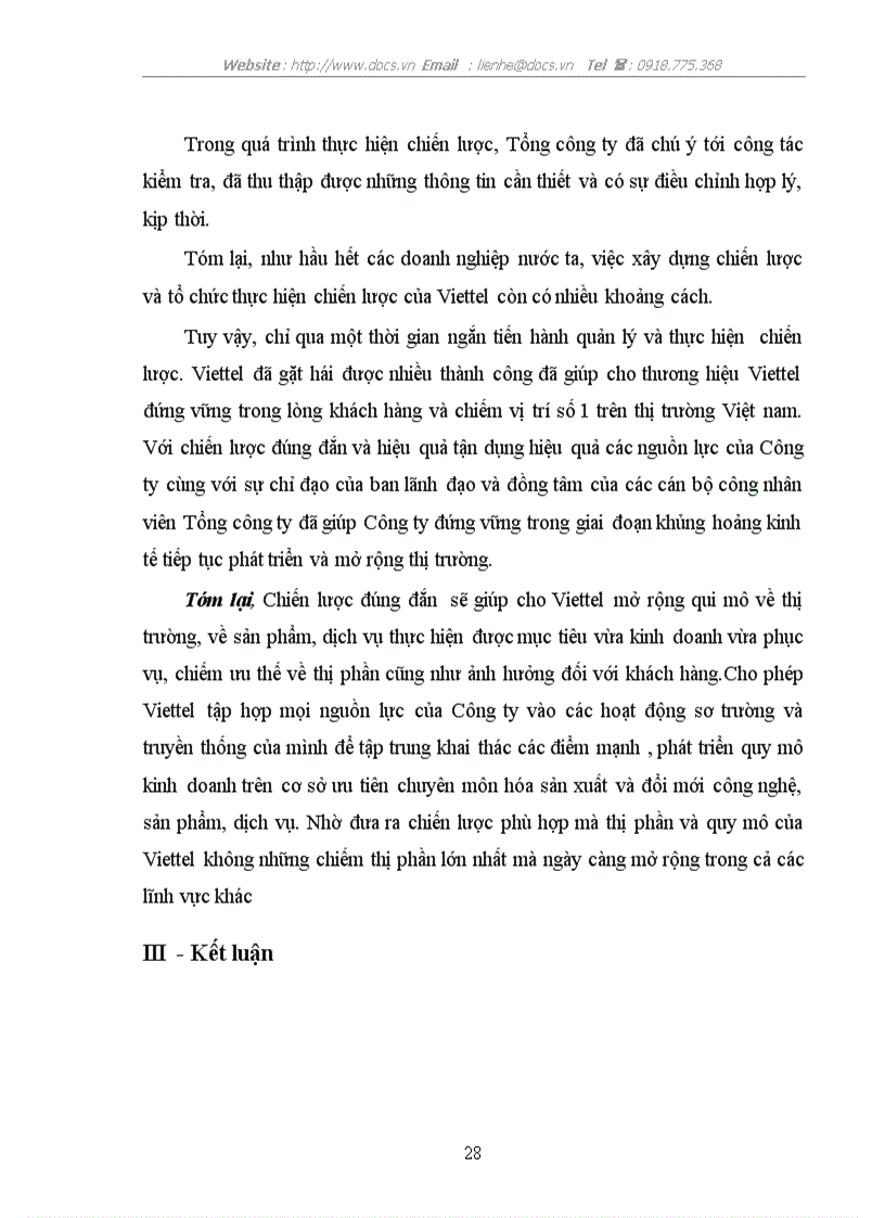 image for page Môi trường kinh doanh của tập đoàn viễn thông Quân Đội Viettel