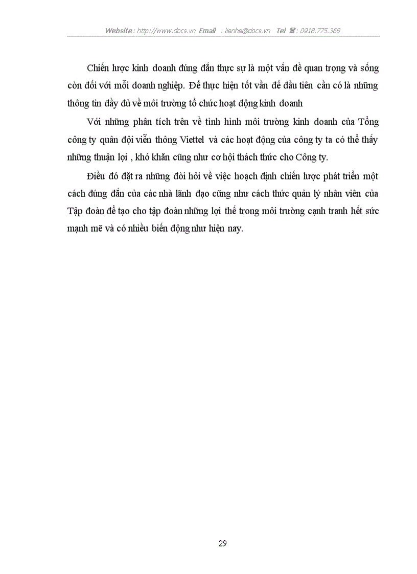 image for page Môi trường kinh doanh của tập đoàn viễn thông Quân Đội Viettel