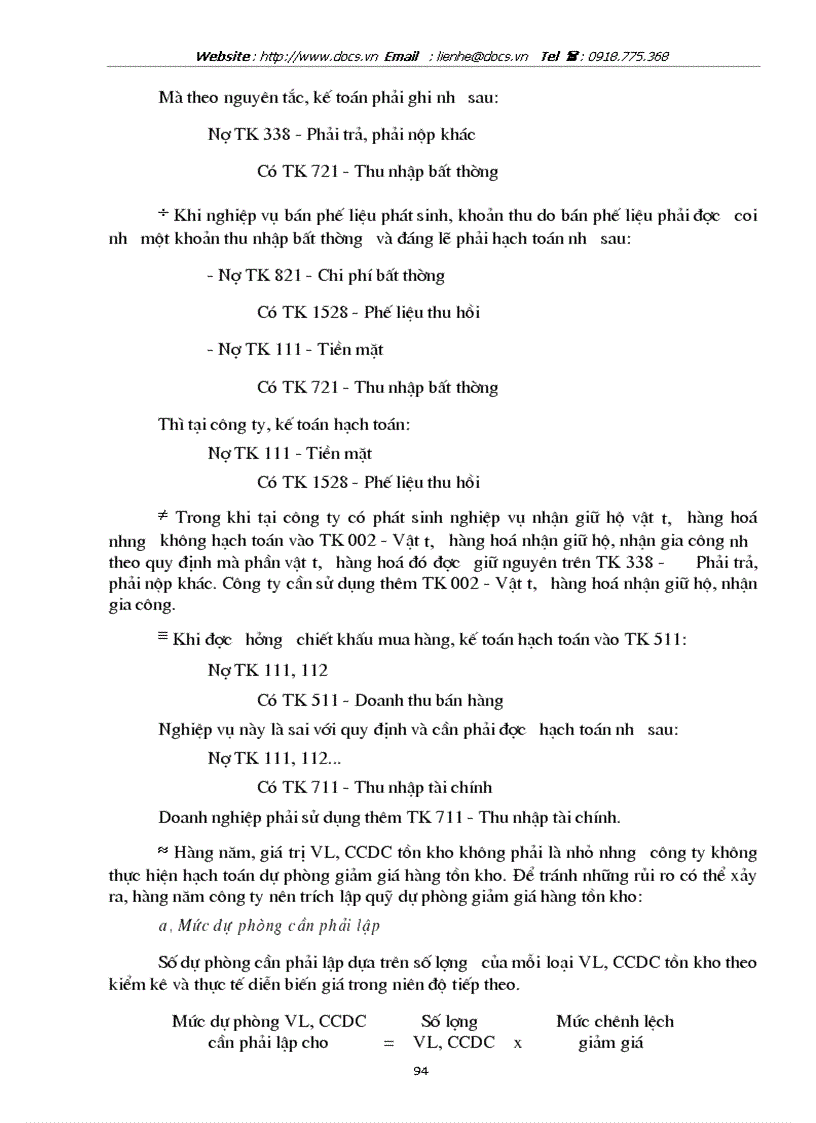 image for page Hạch toán vật liệu và công cụ dụng cụ với việc nâng cao hiệu quả sử dụng vốn lưu động tại Công ty In Công đoàn Việt Nam