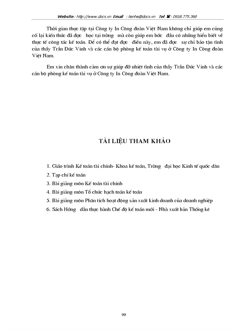 image for page Hạch toán vật liệu và công cụ dụng cụ với việc nâng cao hiệu quả sử dụng vốn lưu động tại Công ty In Công đoàn Việt Nam