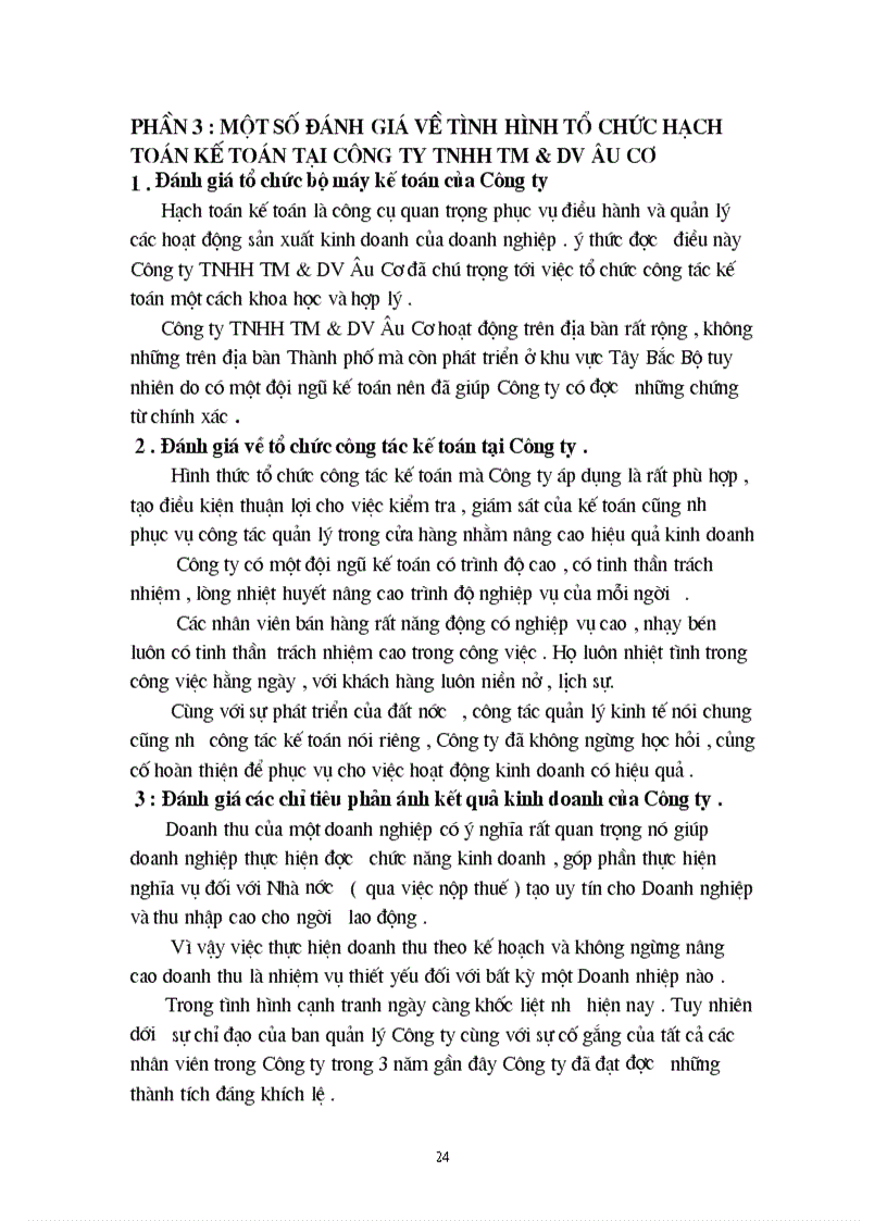 image for page Hoàn thiện công tác kế toán thành phẩm và bán hàng tại Công ty TNHH TM DV Âu Cơ