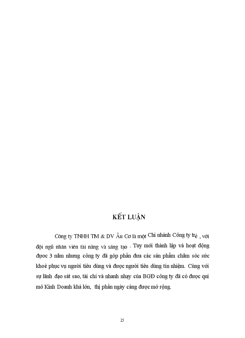 image for page Hoàn thiện công tác kế toán thành phẩm và bán hàng tại Công ty TNHH TM DV Âu Cơ