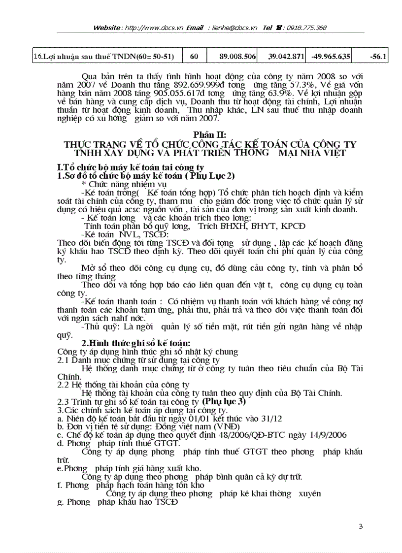 image for page Tình Hình Tổ chức bộ máy kế toán và tổ chức công tác kế toán Công Ty TNHH Xây Dựng Và Phát Triển Thương Mại Nhà Việt