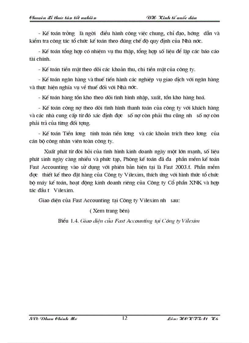 image for page Kế toán tiêu thụ và xác định kết quả tiêu thụ hàng hoá tại Công ty Cổ phần XNK và Hợp tác đầu tư Vilexim