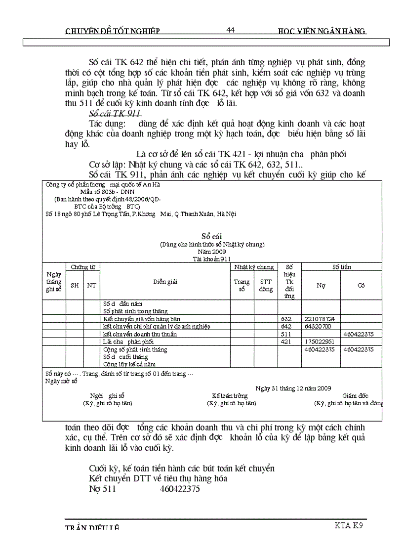 image for page Hoàn thiện kế toán bán hàng và xác định kết quả kinh doanh tại công ty cổ phần thương mại quốc tế An Hà