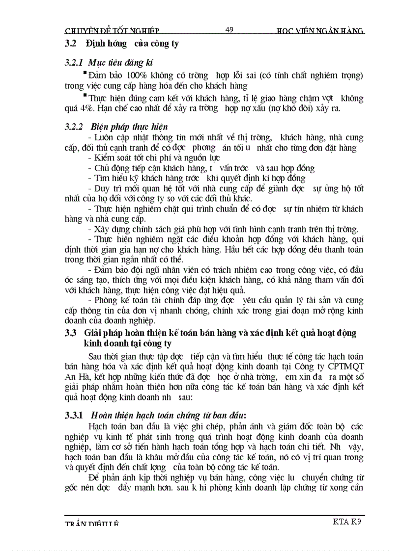 image for page Hoàn thiện kế toán bán hàng và xác định kết quả kinh doanh tại công ty cổ phần thương mại quốc tế An Hà