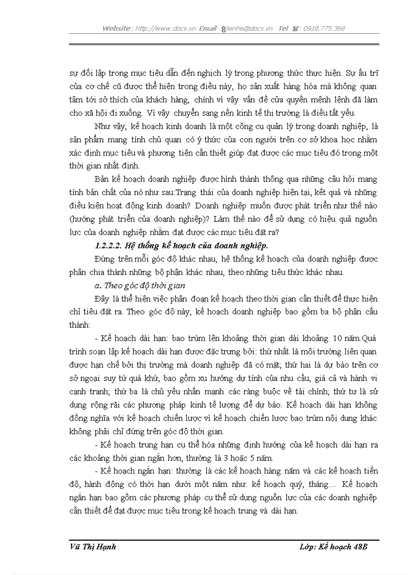 image for page Hoàn thiện công tác kế hoạch hóa sản xuất kinh doanh tại Công ty cổ phần công trình đường thủy Vinawaco