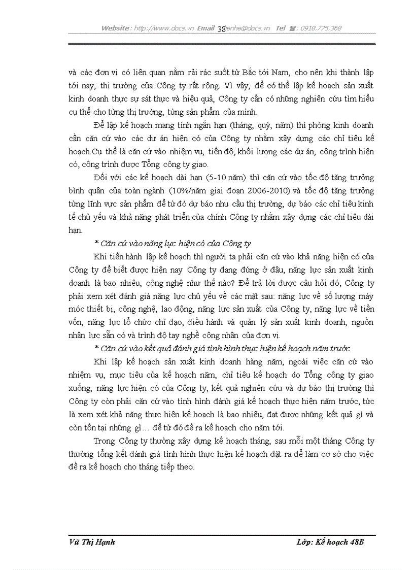 image for page Hoàn thiện công tác kế hoạch hóa sản xuất kinh doanh tại Công ty cổ phần công trình đường thủy Vinawaco