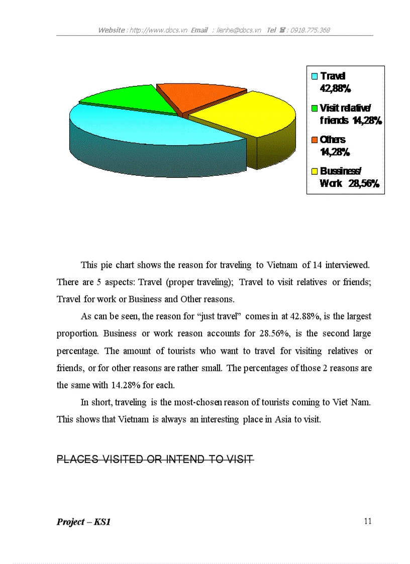 image for page Interview report about tourists