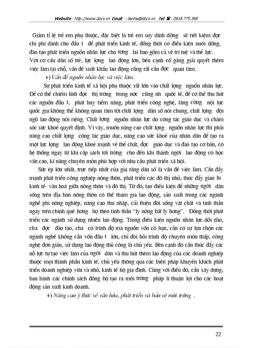 image for page Chất lượng dân số VN