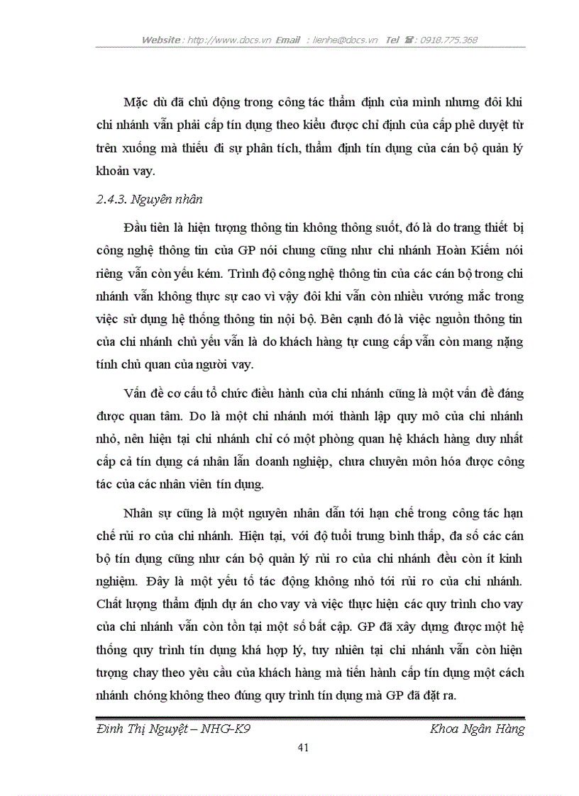 image for page Một số giải pháp hạn chế rủi ro tín dụng tại Ngân hàng TMCP Dầu khí toàn cầu GP Bank chi nhánh Hoàn Kiếm