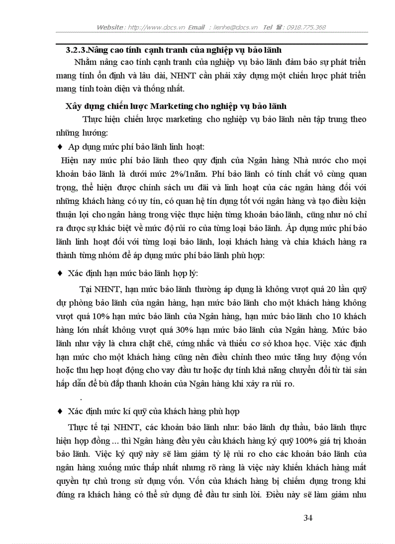 image for page Một số giải pháp nhằm phát triển nghiệp vụ bảo lãnh tại SGD Ngân hàng Ngoại Thương Việt Nam