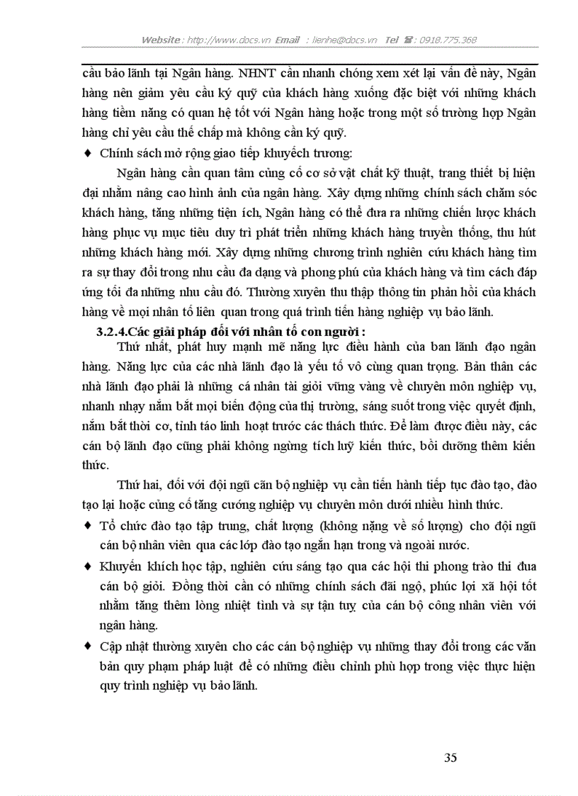 image for page Một số giải pháp nhằm phát triển nghiệp vụ bảo lãnh tại SGD Ngân hàng Ngoại Thương Việt Nam