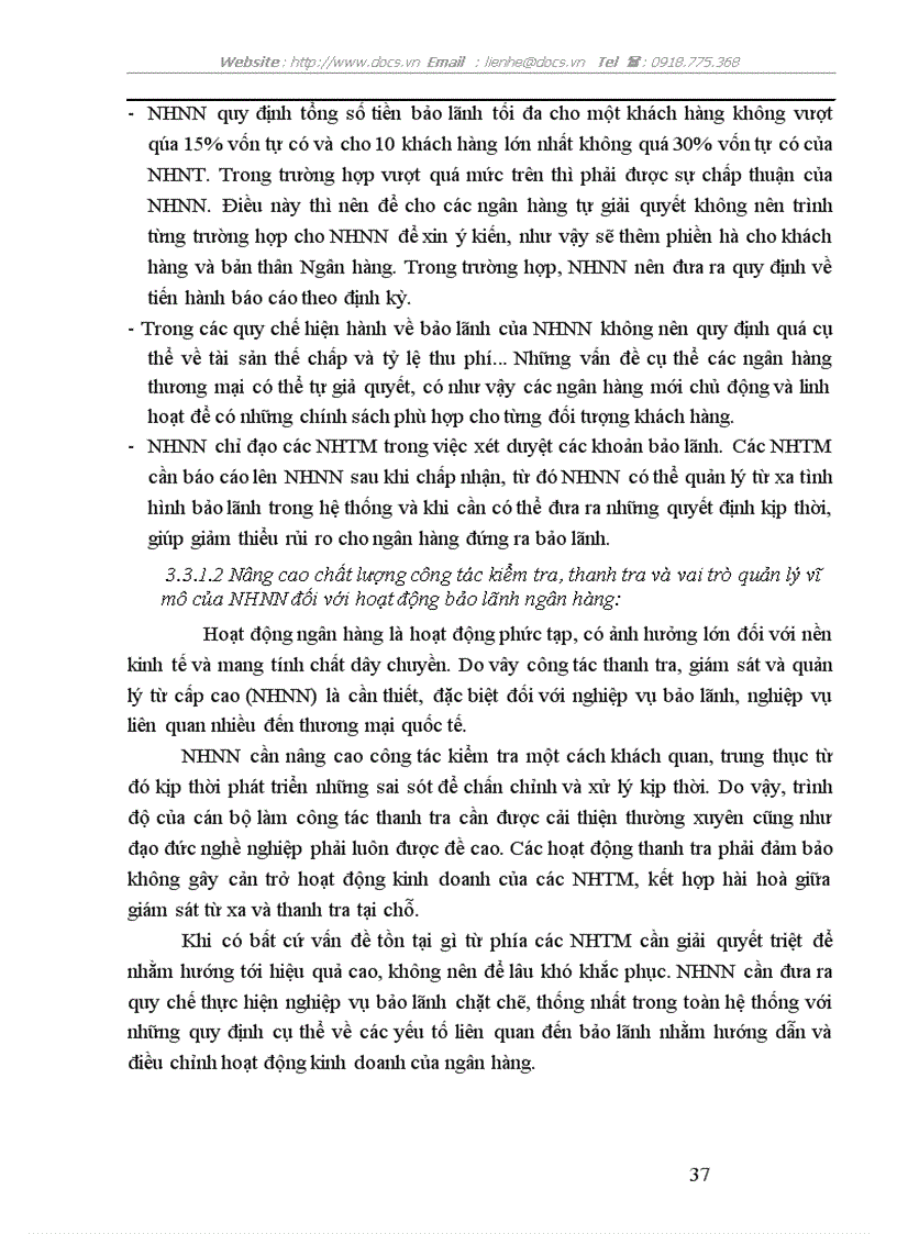 image for page Một số giải pháp nhằm phát triển nghiệp vụ bảo lãnh tại SGD Ngân hàng Ngoại Thương Việt Nam