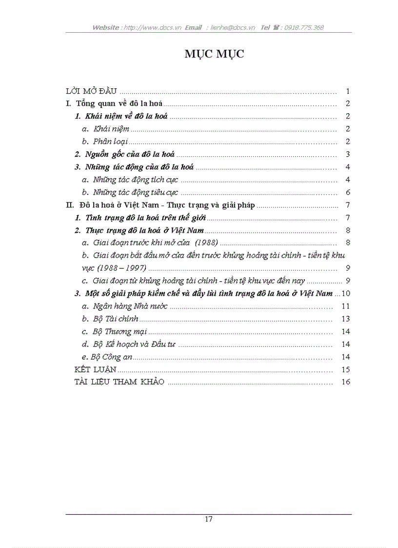 image for page Bàn về vấn đề đô la hoá