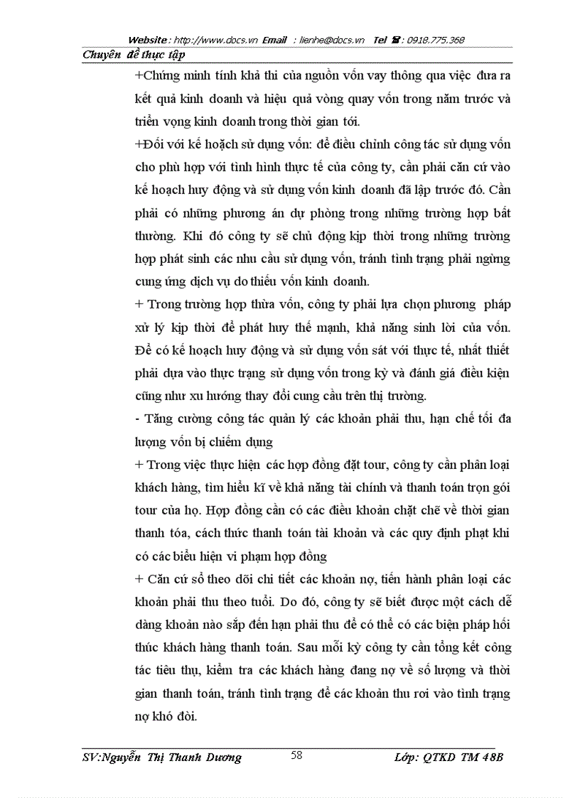 image for page Nâng cao hiệu quả kinh doanh lữ hành của công ty TNHH du lịch Hoa Hướng Dương