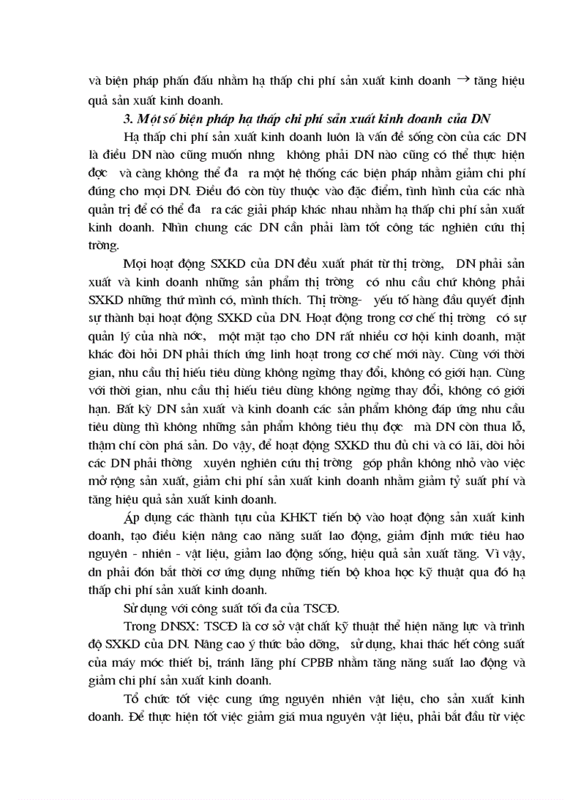 image for page Chi phí sản xuất và các giải pháp hạ thấp chi phí sản xuất kinh doanh tại Công ty Bóng đèn Phích nước Rạng Đông làm chuyên đề thực tập tốt nghiệp của