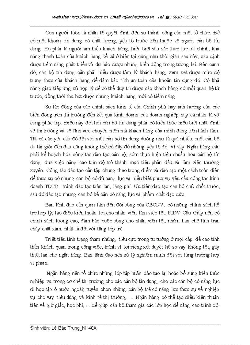 image for page Thực trạng và giải pháp mở rộng hoạt động cho vay tiêu dùng tại Ngân hàng Đầu tư và Phát triển Việt Nam BIDV Chi nhánh Cầu Giấy