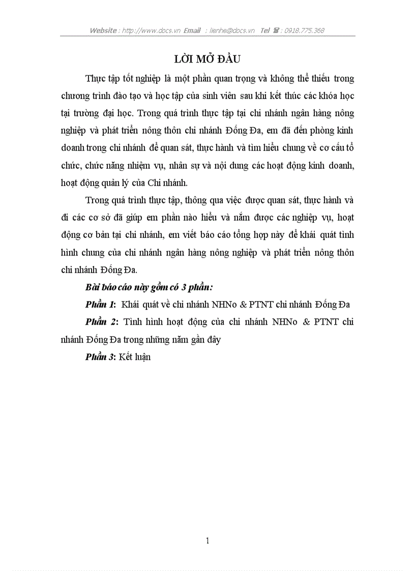 image for page Khái quát tình hình chung của chi nhánh ngân hàng nông nghiệp và phát triển nông thôn chi nhánh Đống Đa