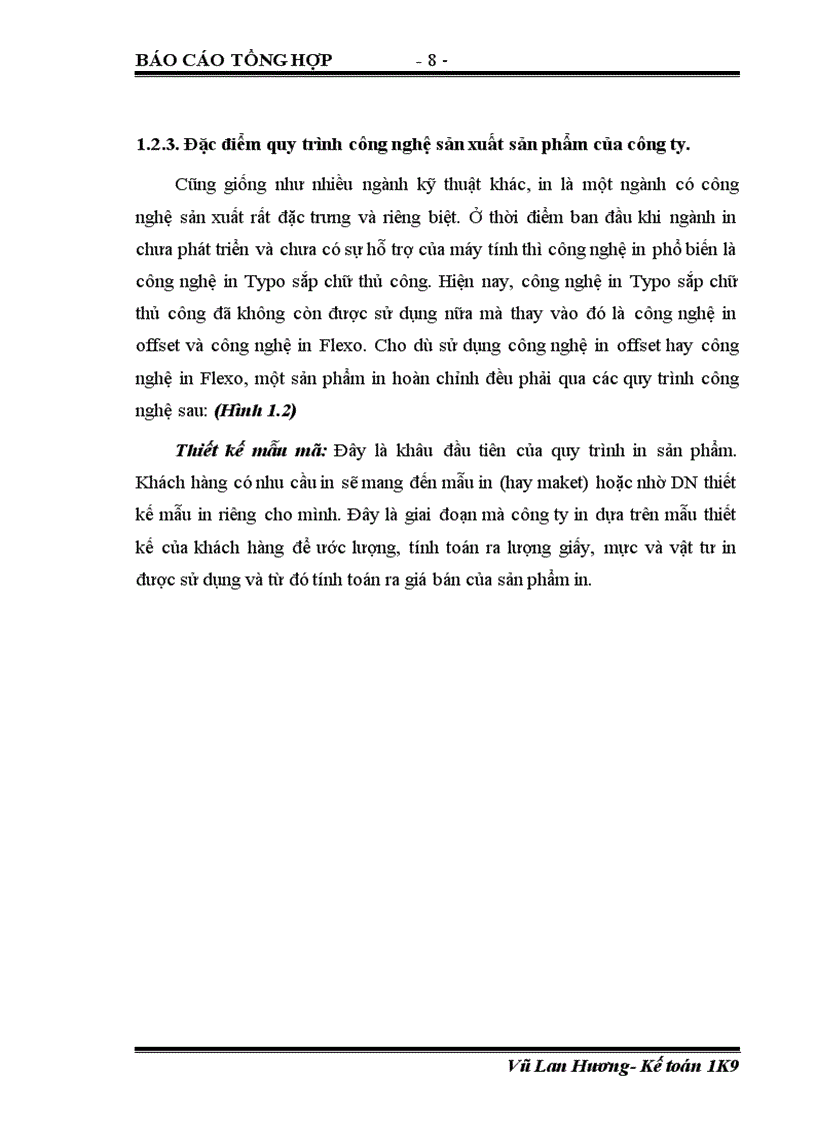 image for page Báo cáo thực tập tổng hợp tại công ty Cổ phần Bao bì và in Nông nghiệp