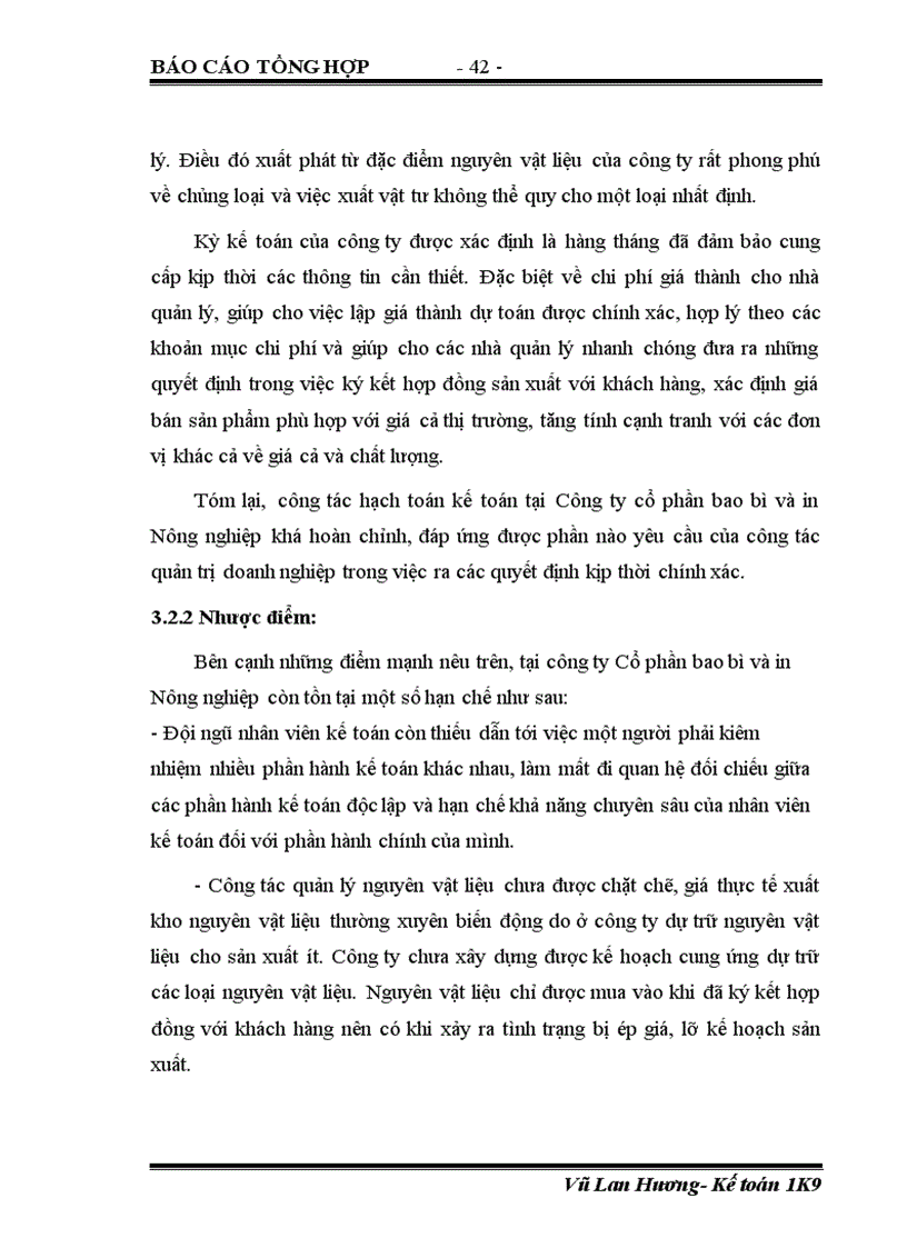 image for page Báo cáo thực tập tổng hợp tại công ty Cổ phần Bao bì và in Nông nghiệp