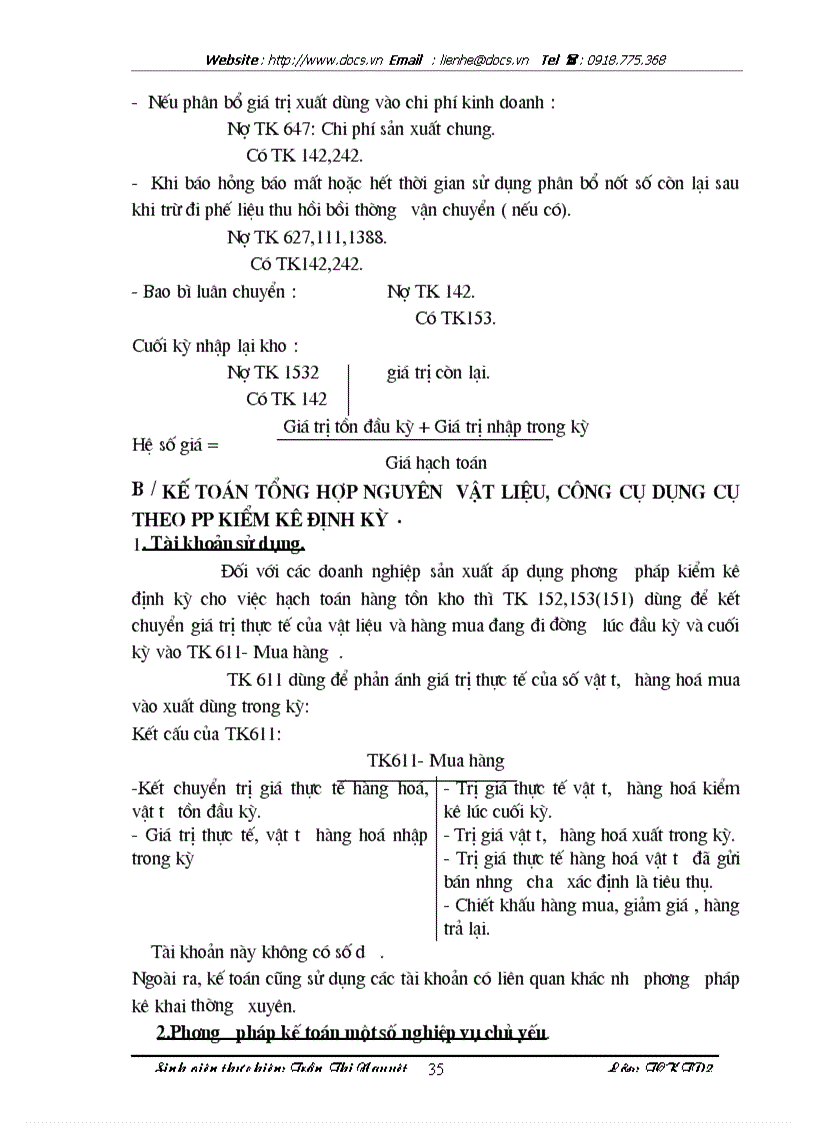 image for page Báo cáo thực tập tại Công ty TNHH kỹ thuật Phùng Hưng