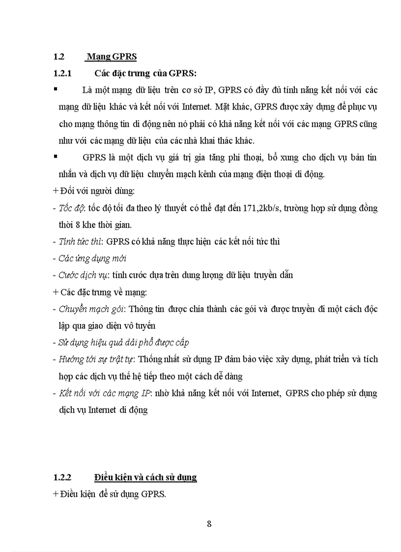 image for page Tổng quan về GPRS