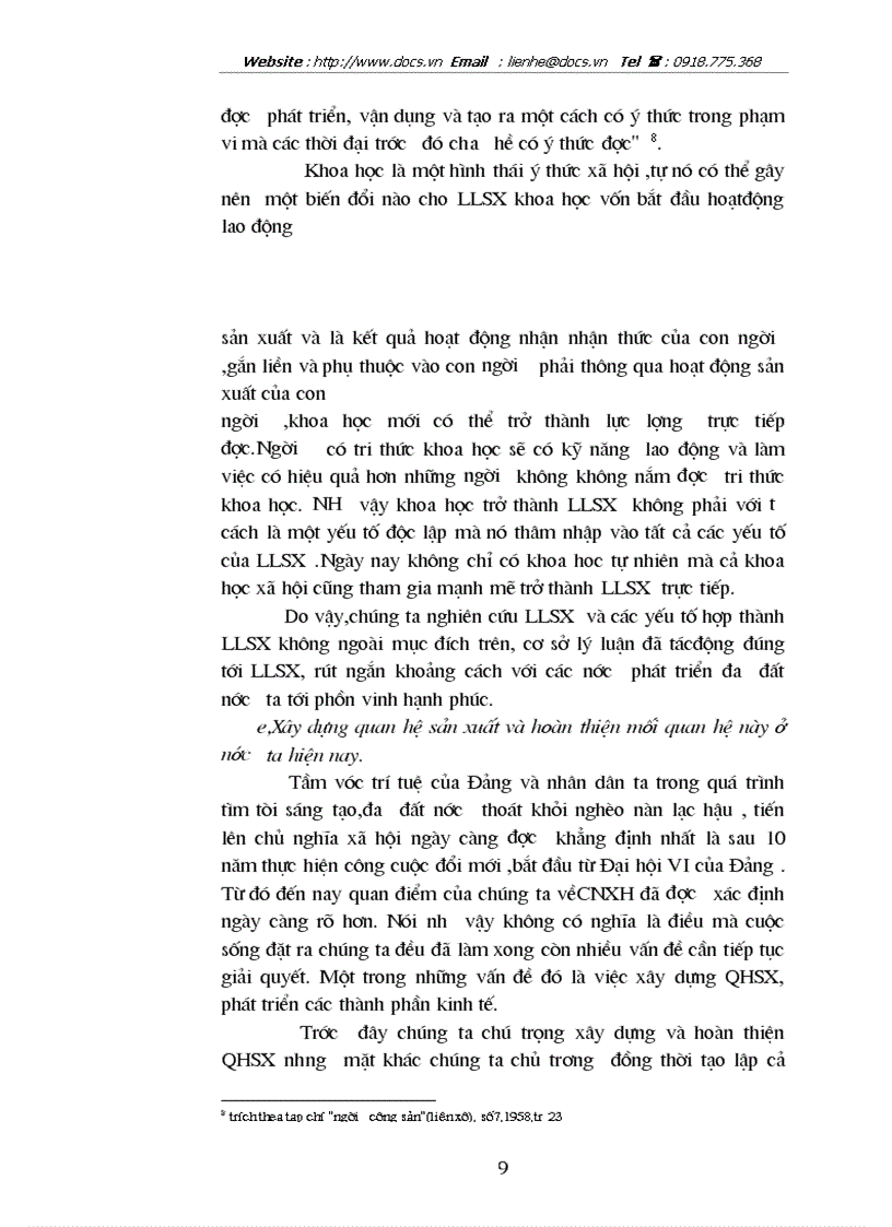 image for page QHSX phù hợp với tính chất trình độ của LLSX