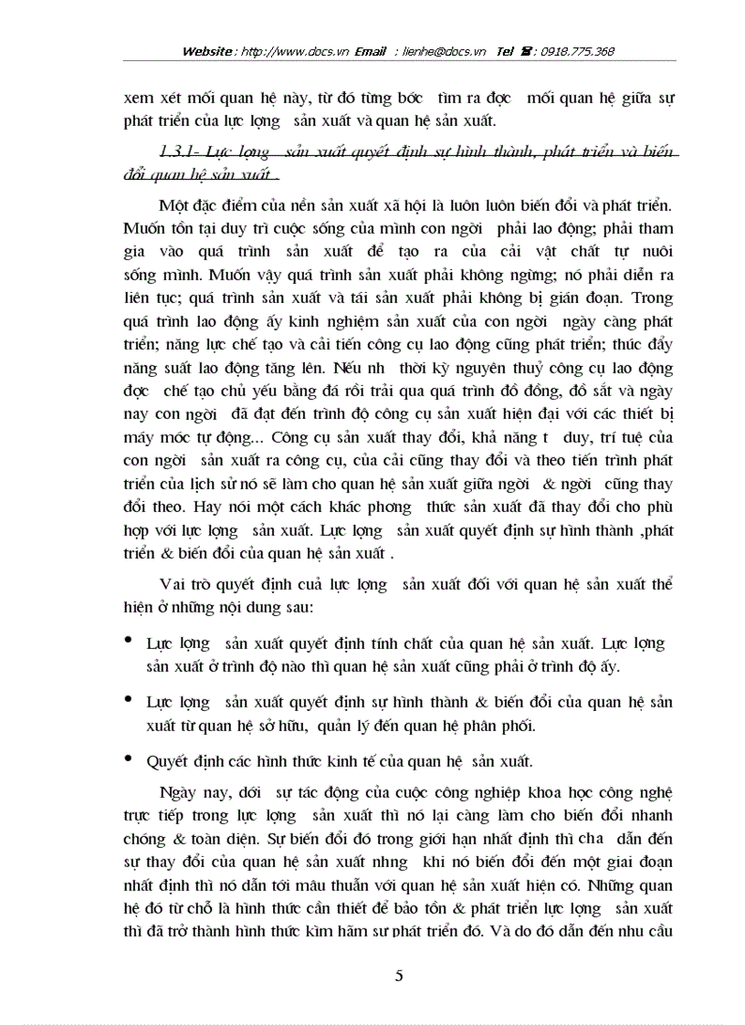 image for page Vận dụng quy luật về sự phù hợp của LLSX với trình độ phát triển của QHSX vào sự nghiệp CNH HĐH ở VN