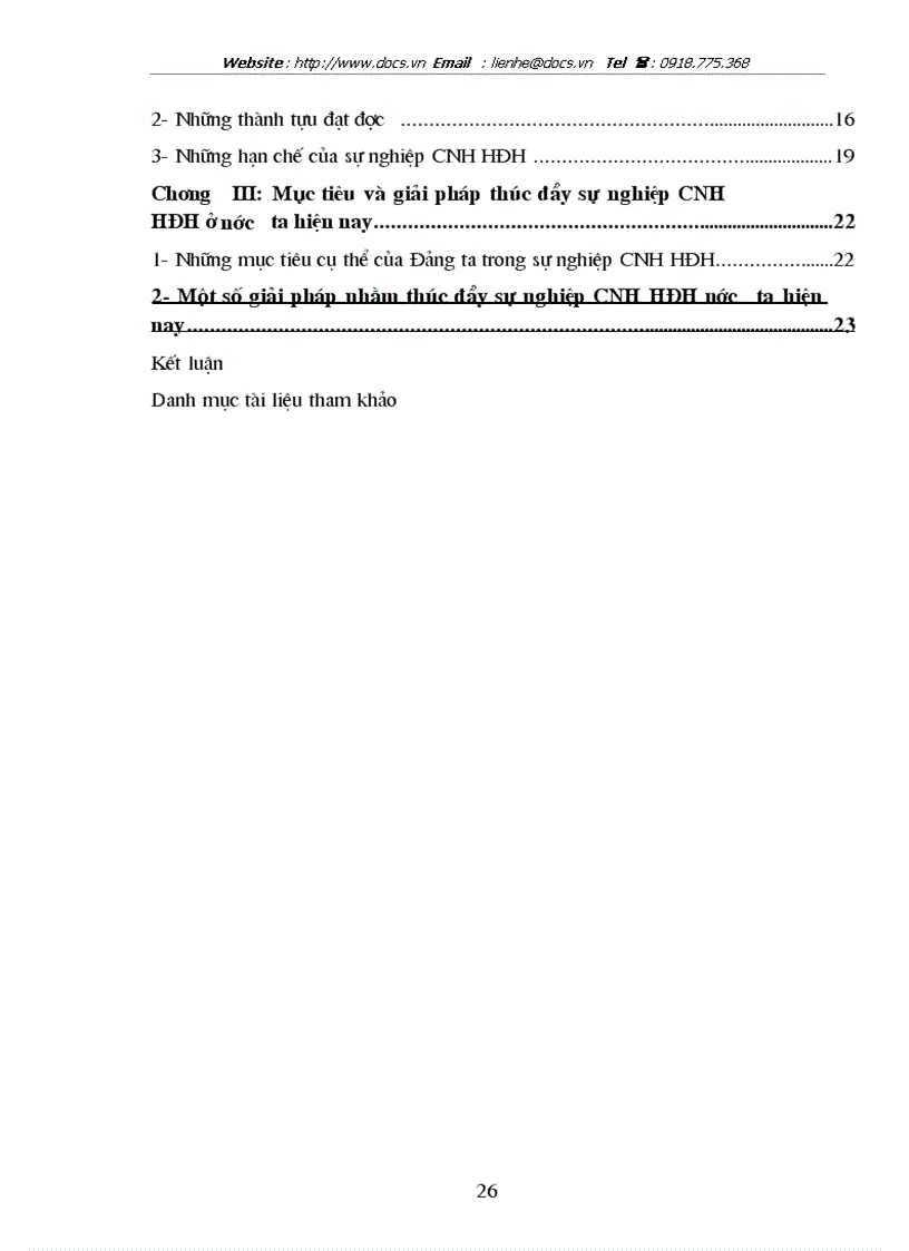 image for page Vận dụng quy luật về sự phù hợp của LLSX với trình độ phát triển của QHSX vào sự nghiệp CNH HĐH ở VN