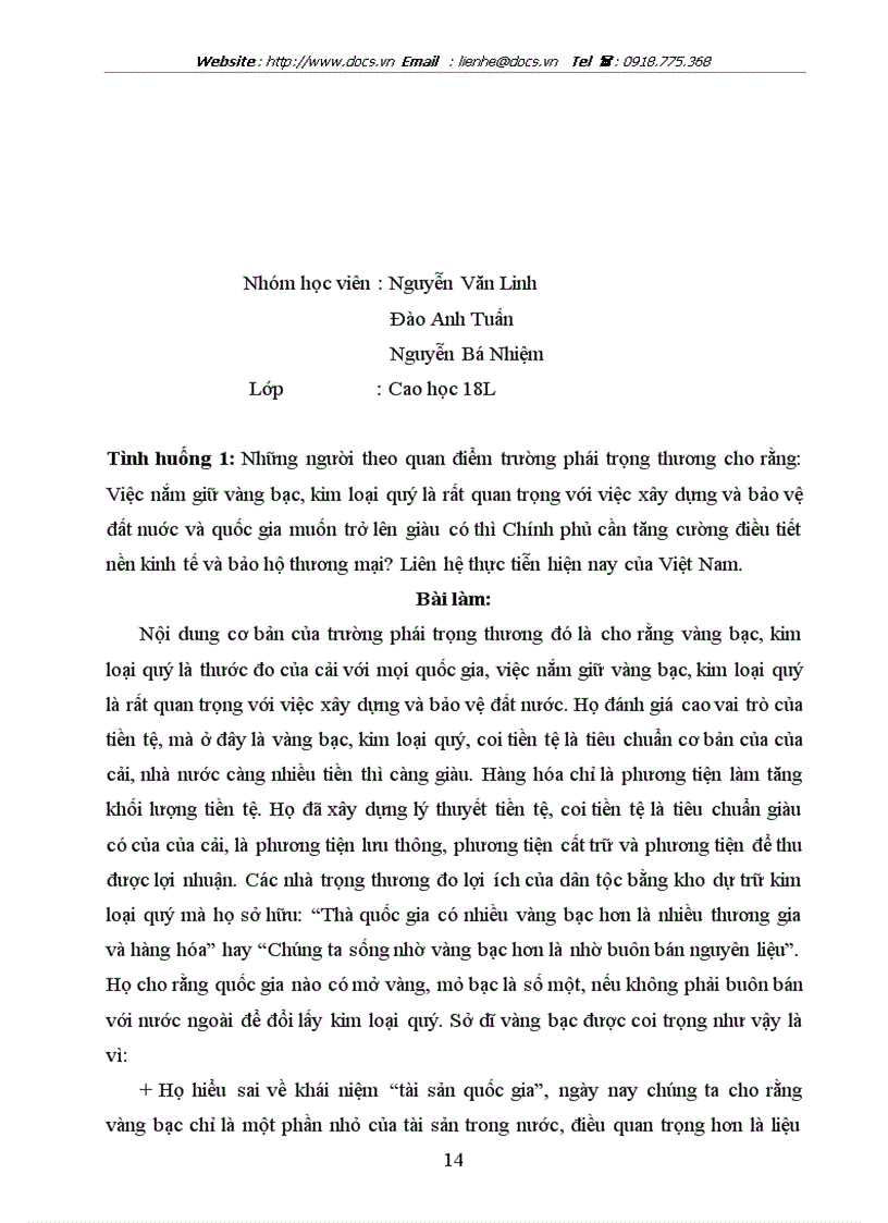 image for page Bài kiểm tra môn kinh tế quốc tế