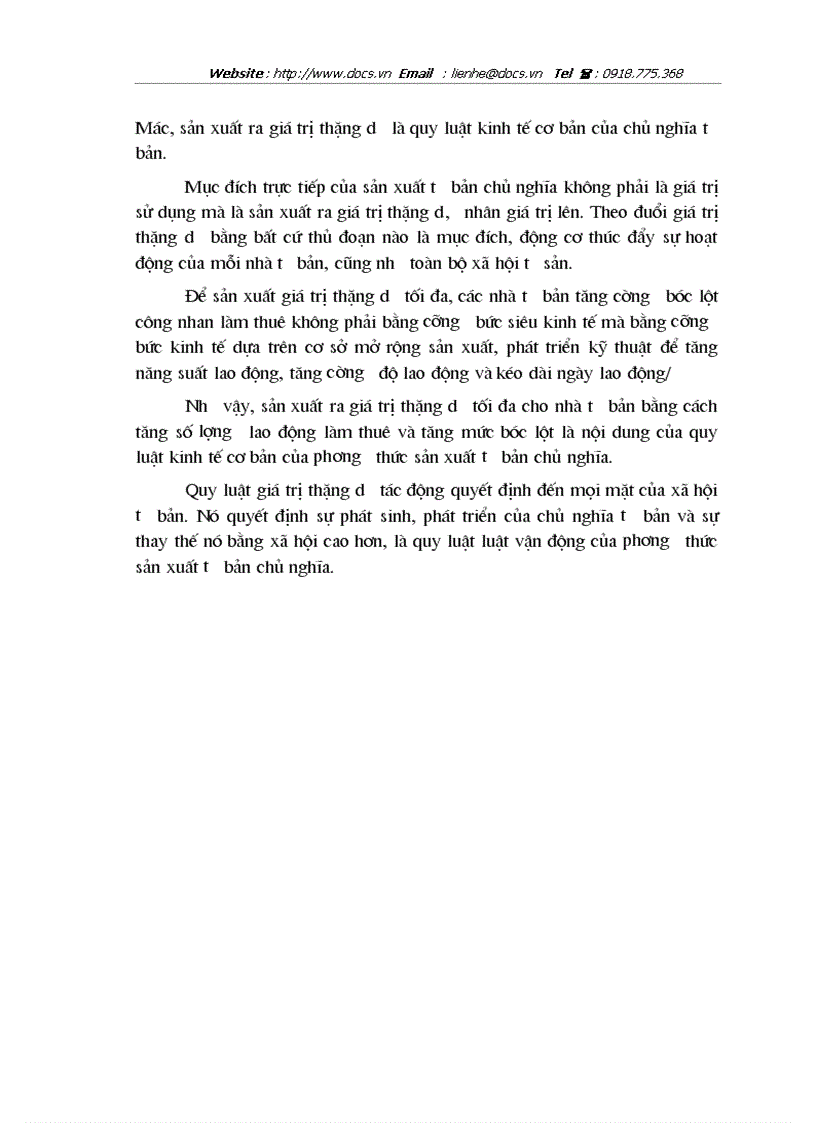 image for page Ptích bản chất của phạm trù giá trị thặng dư trong Bộ tư bản Mác đã P tích như thế nào về phương pháp sản xuất giá trị thặng dư