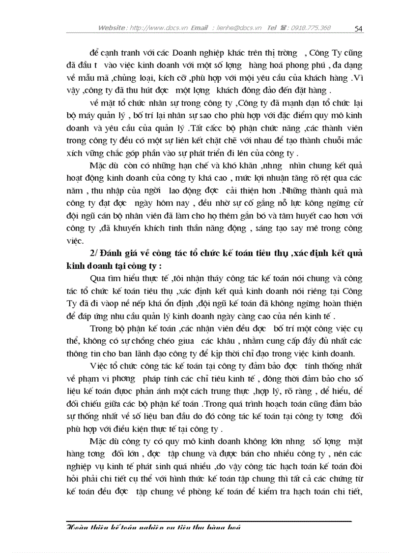 image for page Kế Toán Thành Phẩm Tiêu Thụ và Xác Định kết quả tiêu thụ tại Công ty cổ phần Tứ Gia