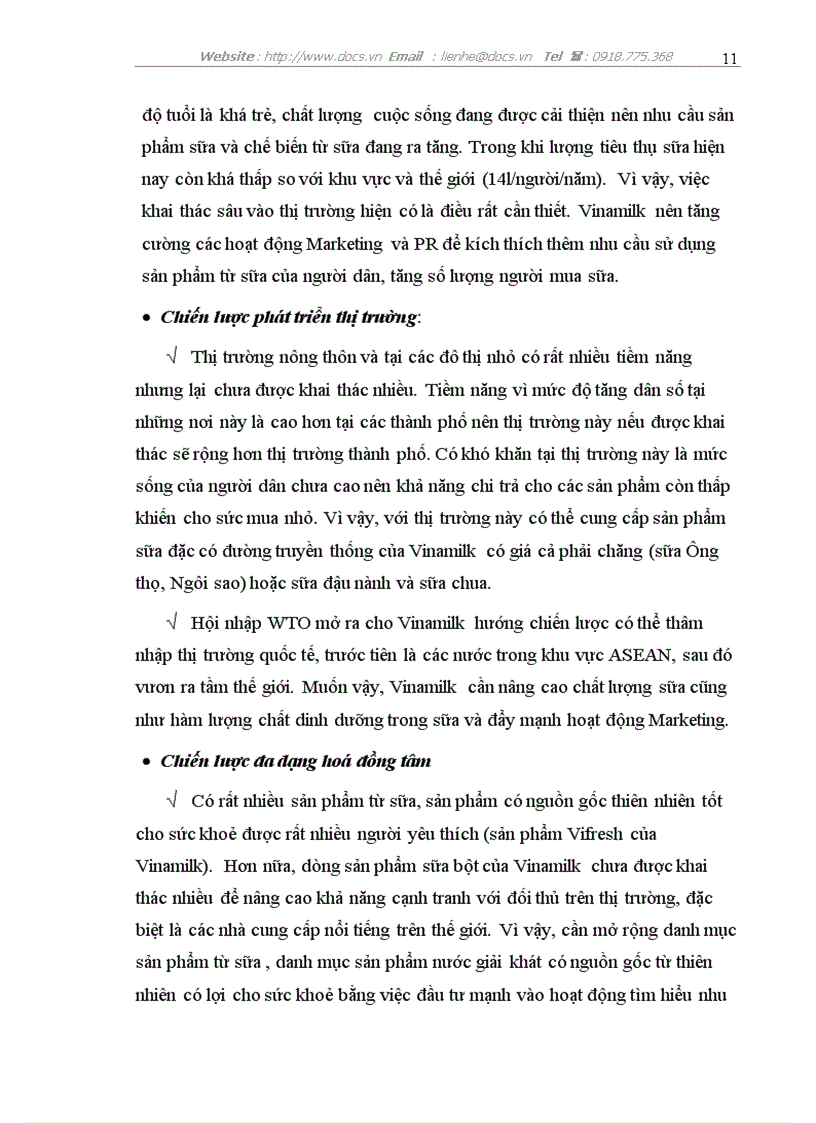 image for page Sử dụng phân tích SWOT để phân tích Công ty cổ phần sữa Việt Nam Vinamilk và đề xuất chiến lược kinh doanh phù hợp