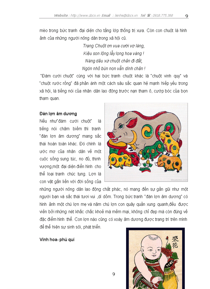 image for page Tranh Đông Hồ một nét Kinh Bắc