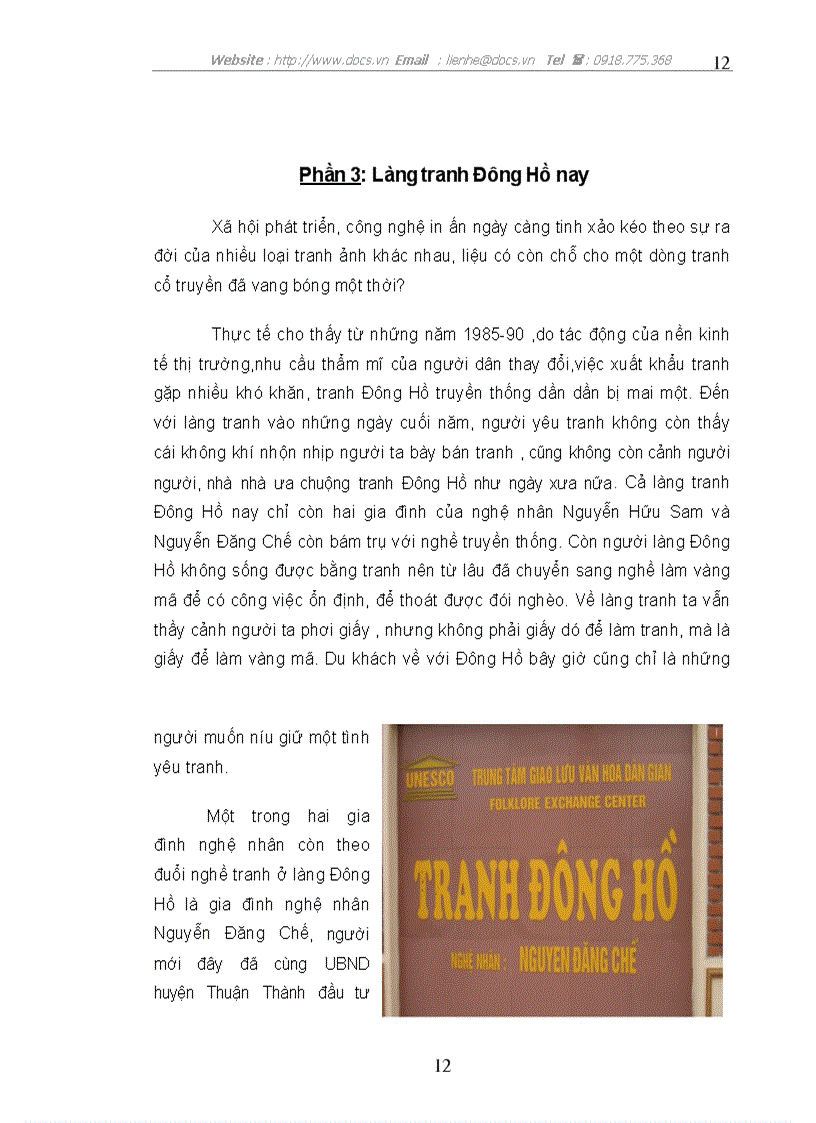 image for page Tranh Đông Hồ một nét Kinh Bắc