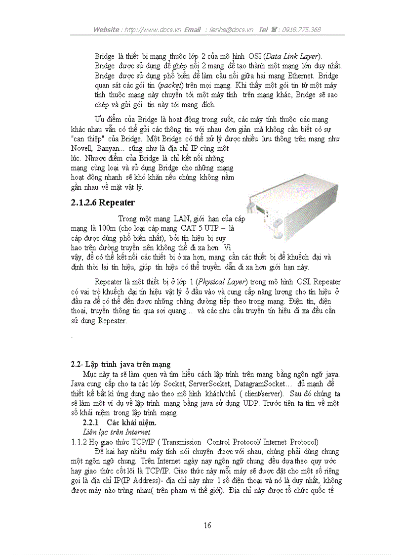 image for page Lập trình Java trên mạng