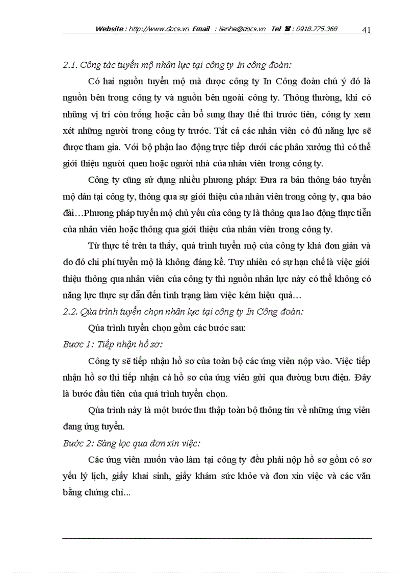 image for page Hoàn thiện quản lý nguồn nhân lực tại C ty In Công đoàn