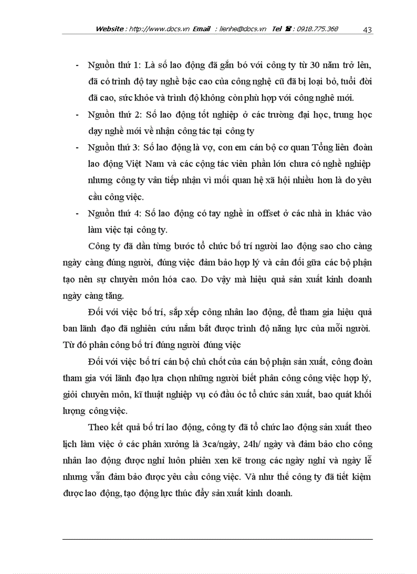 image for page Hoàn thiện quản lý nguồn nhân lực tại C ty In Công đoàn