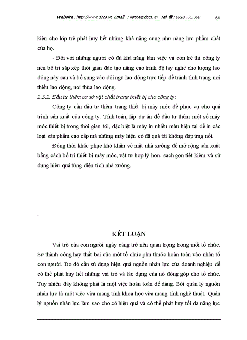 image for page Hoàn thiện quản lý nguồn nhân lực tại C ty In Công đoàn